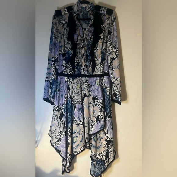 🌺COACH x Kaffe print midi dress size 6 - Picture 5 of 9